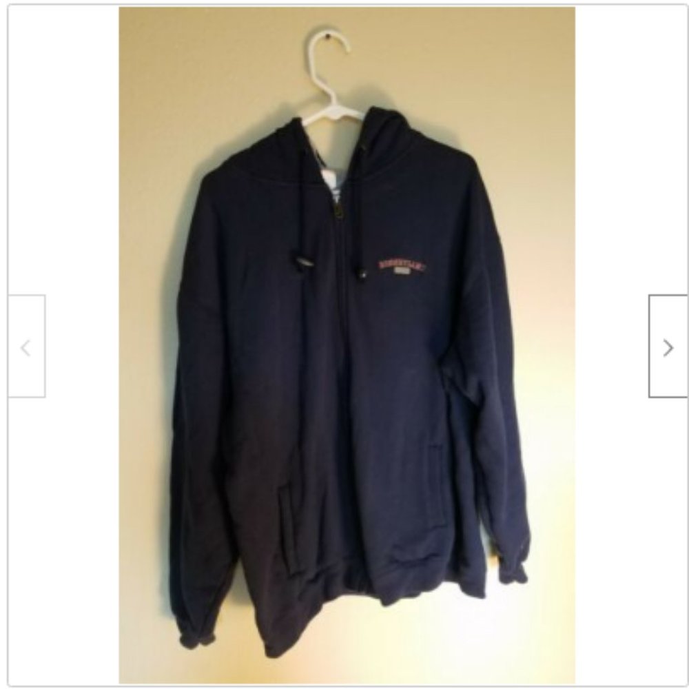 NWoT  Navy Blue Disneyland Zip Up XL